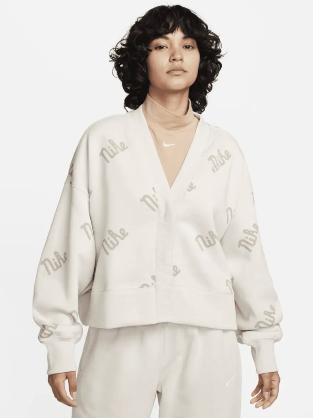 Nike phoenix fleece oversized cardigan